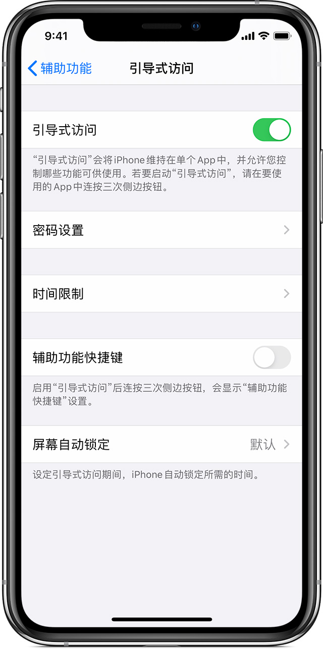 加查苹果手机维修分享如何在 iPhone 上退出引导式访问 