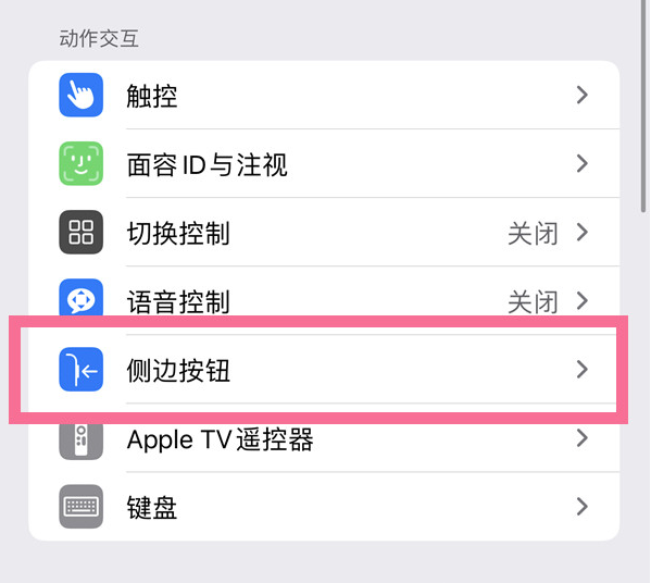 加查苹果14维修店分享iPhone14 Plus侧键双击下载功能关闭方法 