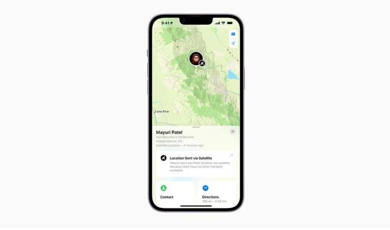 加查苹果14维修分享iPhone14系列中 FindMy功能通过卫星分享位置方法教程 