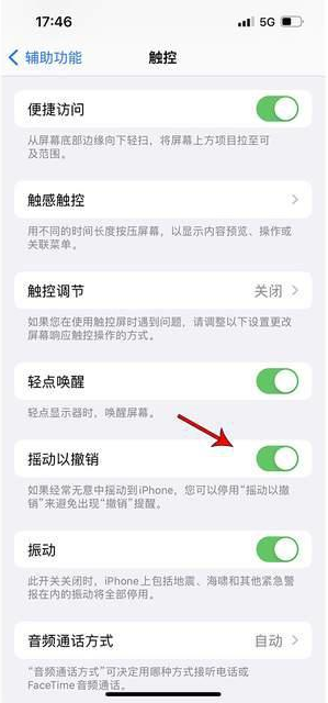 加查苹果手机维修分享iPhone手机如何设置摇一摇删除文字 